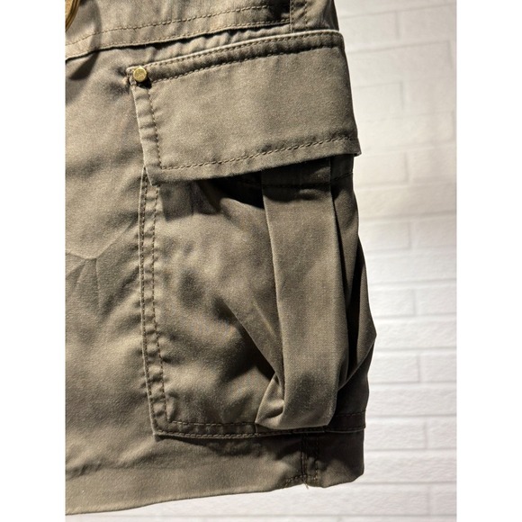 Lauren Ralph Lauren Skirt Women's Belted Utility Cargo Mini Olive Green - Picture 6 of 8